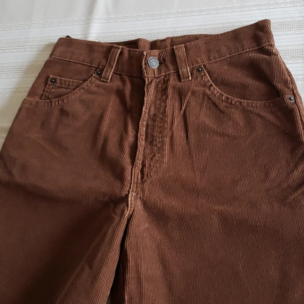 Levi's NEW 565 Wide Leg Jeans Girls Slim Microvelvet Cotton RARE! Made in USA